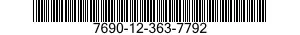 7690-12-363-7792 MARKER,IDENTIFICATION 7690123637792 123637792