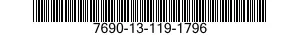 7690-13-119-1796 LABEL 7690131191796 131191796