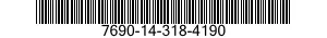 7690-14-318-4190  7690143184190 143184190