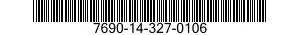 7690-14-327-0106 MARKER,IDENTIFICATION 7690143270106 143270106