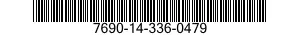 7690-14-336-0479 LABEL 7690143360479 143360479