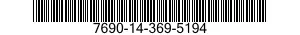 7690-14-369-5194  7690143695194 143695194