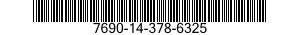 7690-14-378-6325  7690143786325 143786325
