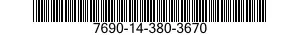 7690-14-380-3670 DECAL 7690143803670 143803670
