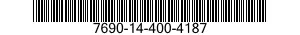 7690-14-400-4187 MARKER,IDENTIFICATION 7690144004187 144004187