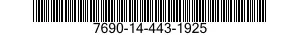 7690-14-443-1925  7690144431925 144431925