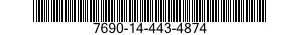 7690-14-443-4874  7690144434874 144434874