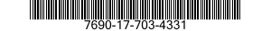 7690-17-703-4331 LABEL 7690177034331 177034331