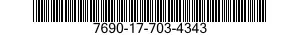 7690-17-703-4343 LABEL 7690177034343 177034343
