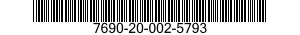 7690-20-002-5793 MARKER,IDENTIFICATION 7690200025793 200025793