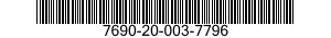 7690-20-003-7796 MARKER,IDENTIFICATION 7690200037796 200037796