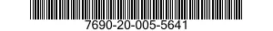 7690-20-005-5641 LABEL 7690200055641 200055641