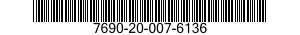 7690-20-007-6136 LABEL 7690200076136 200076136