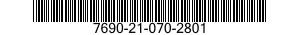 7690-21-070-2801  7690210702801 210702801