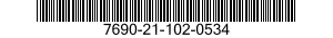 7690-21-102-0534 LABEL 7690211020534 211020534