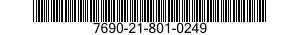 7690-21-801-0249  7690218010249 218010249