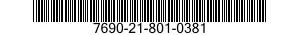 7690-21-801-0381  7690218010381 218010381