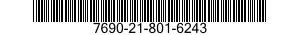 7690-21-801-6243  7690218016243 218016243