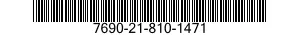 7690-21-810-1471  7690218101471 218101471