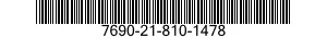 7690-21-810-1478  7690218101478 218101478