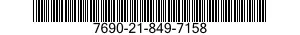 7690-21-849-7158  7690218497158 218497158
