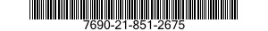 7690-21-851-2675  7690218512675 218512675