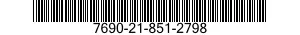 7690-21-851-2798  7690218512798 218512798