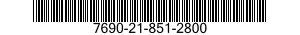 7690-21-851-2800  7690218512800 218512800