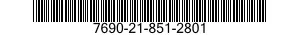 7690-21-851-2801  7690218512801 218512801