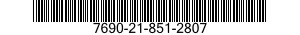 7690-21-851-2807  7690218512807 218512807