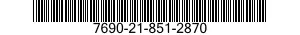 7690-21-851-2870  7690218512870 218512870