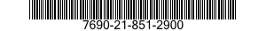 7690-21-851-2900  7690218512900 218512900