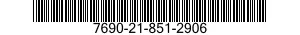 7690-21-851-2906  7690218512906 218512906
