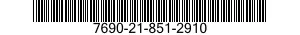7690-21-851-2910  7690218512910 218512910