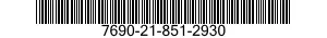 7690-21-851-2930  7690218512930 218512930