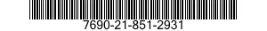 7690-21-851-2931  7690218512931 218512931