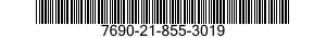 7690-21-855-3019 LABEL 7690218553019 218553019