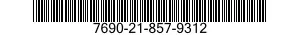 7690-21-857-9312  7690218579312 218579312