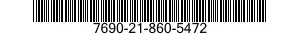 7690-21-860-5472  7690218605472 218605472