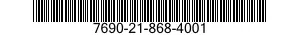 7690-21-868-4001 MARKER,IDENTIFICATION 7690218684001 218684001