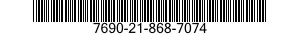 7690-21-868-7074  7690218687074 218687074