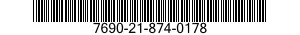 7690-21-874-0178  7690218740178 218740178