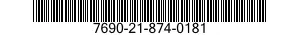 7690-21-874-0181  7690218740181 218740181