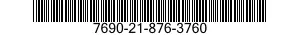 7690-21-876-3760 LABEL 7690218763760 218763760