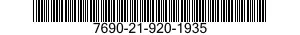 7690-21-920-1935 SHEET,TECHNICAL 7690219201935 219201935