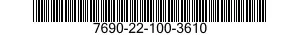 7690-22-100-3610  7690221003610 221003610