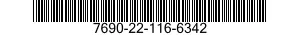 7690-22-116-6342  7690221166342 221166342