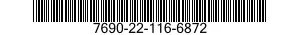 7690-22-116-6872  7690221166872 221166872