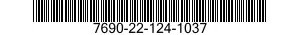 7690-22-124-1037 LABEL 7690221241037 221241037