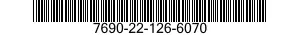7690-22-126-6070 PLATE,IDENTIFICATION 7690221266070 221266070